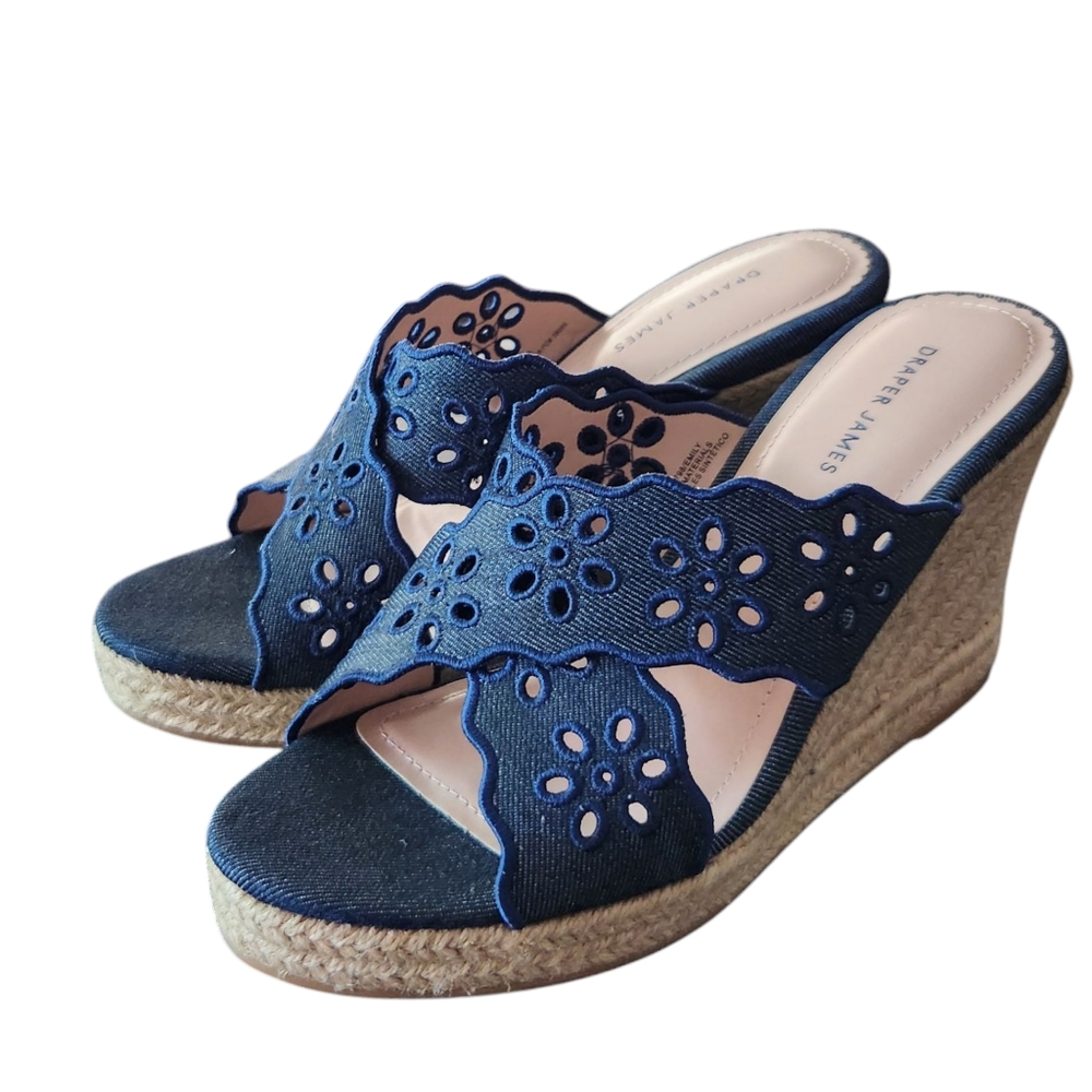 Draper James Wedges Women's Size 7 Boho Coastal